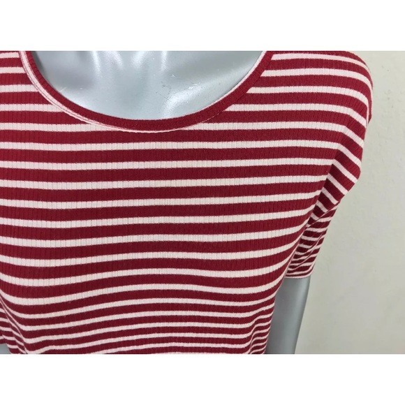 Lularoe Top Blouse Casual Short Sleeve Striped S - Picture 2 of 6